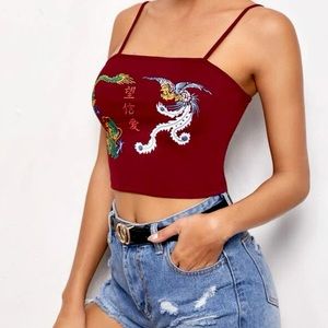 Dragón & Phoenix Graphic Cami